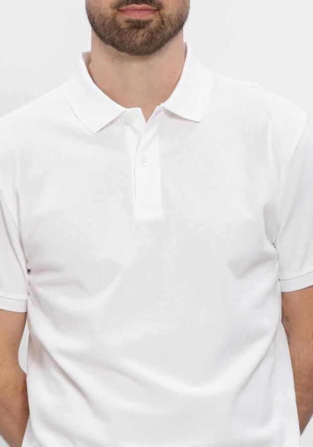 Profuomo Polo Shirt Korte Mouw Piqué Poloshirt Wit - Foto 4