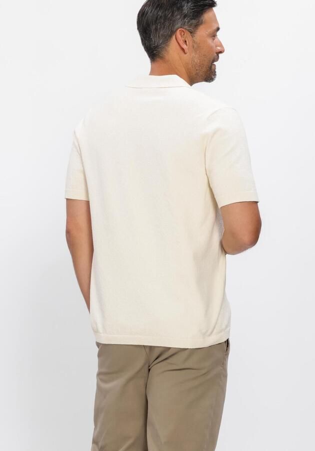 PROFUOMO Heren Polo's & T-shirts Cotton Crepe Ecru - Foto 3