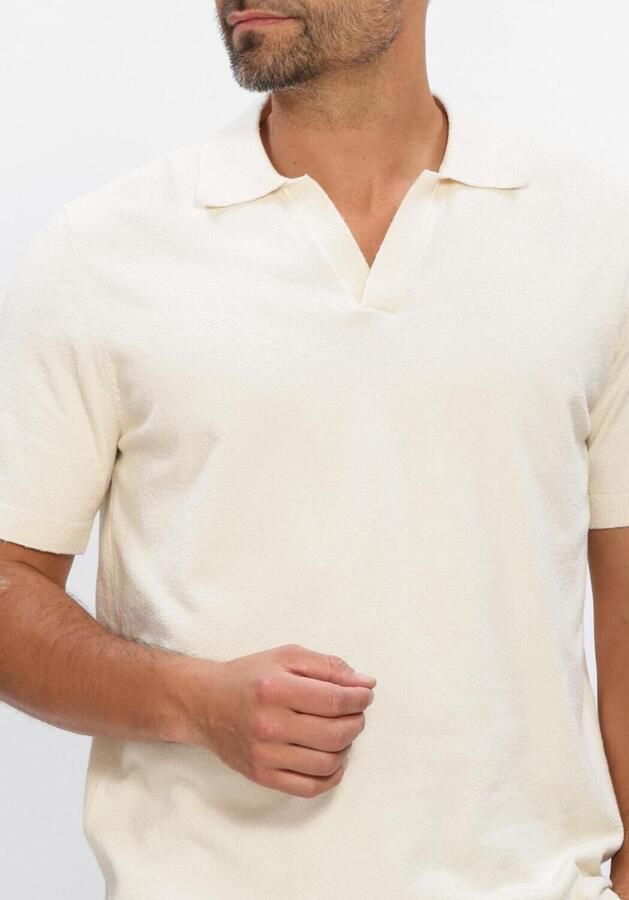 PROFUOMO Heren Polo's & T-shirts Cotton Crepe Ecru - Foto 4