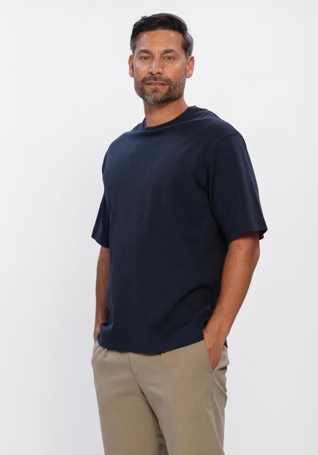 PROFUOMO Heren Polo's & T-shirts Heavy Cotton Donkerblauw