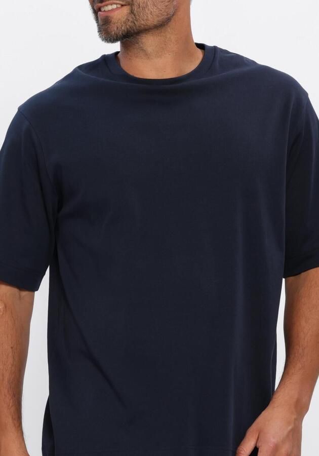 PROFUOMO Heren Polo's & T-shirts Heavy Cotton Donkerblauw - Foto 4
