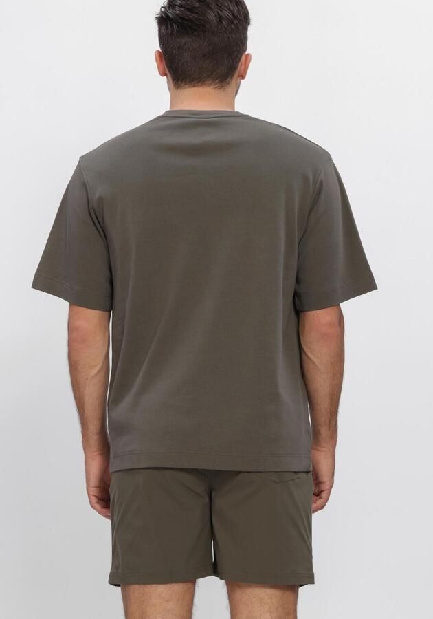 PROFUOMO Heren Polo's & T-shirts Heavy Cotton Khaki - Foto 3