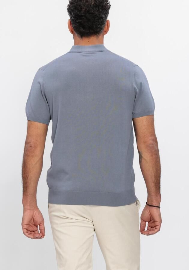 Profuomo Polo Shirt Korte Mouw Poloshirt Luxury Basic Blauw - Foto 3