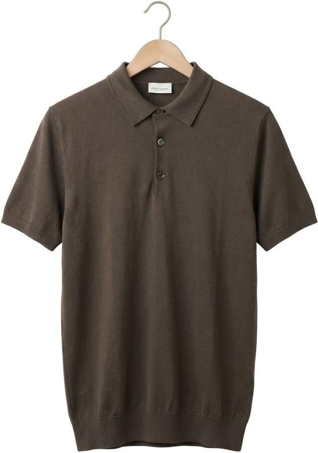 PROFUOMO Heren Polo's & T-shirts Luxury Basic Groen - Foto 2
