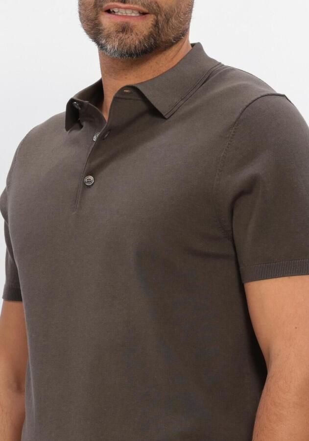 PROFUOMO Heren Polo's & T-shirts Luxury Basic Groen - Foto 3