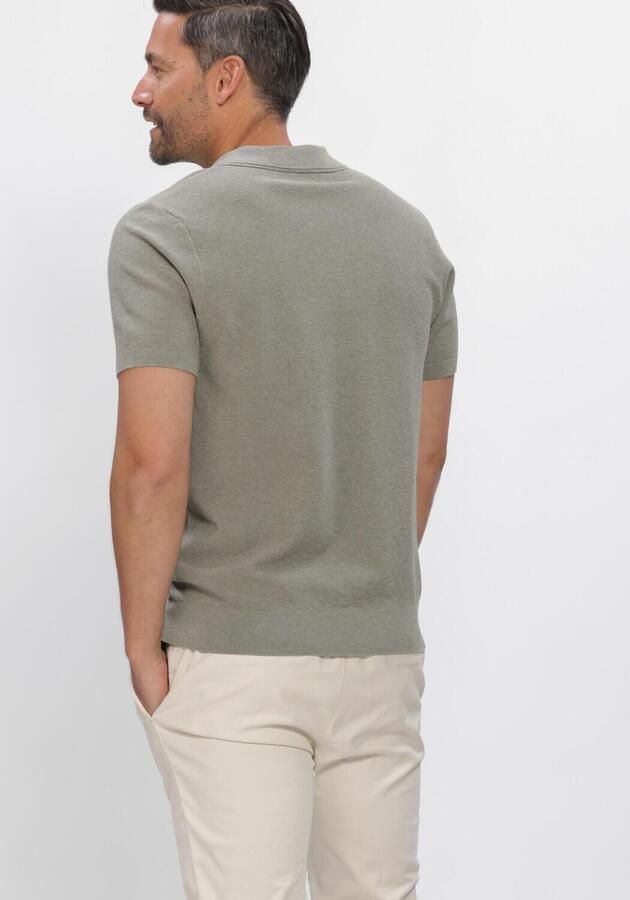 Profuomo Polo Shirt Korte Mouw Poloshirt Riva Luxury Structure Groen - Foto 4