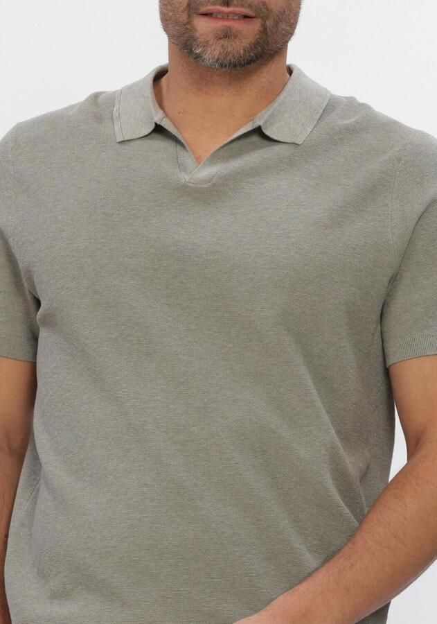 Profuomo Polo Shirt Korte Mouw Poloshirt Riva Luxury Structure Groen - Foto 3