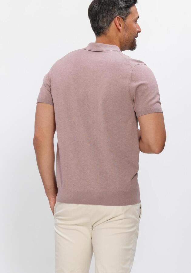 Profuomo Polo Shirt Korte Mouw Poloshirt Luxury Basic Roze - Foto 3