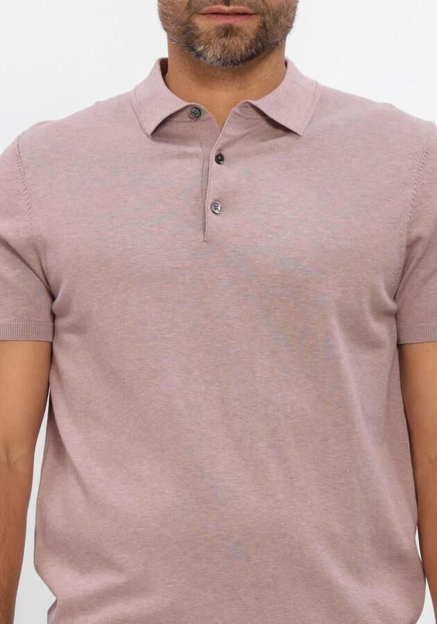 Profuomo Polo Shirt Korte Mouw Poloshirt Luxury Basic Roze - Foto 4