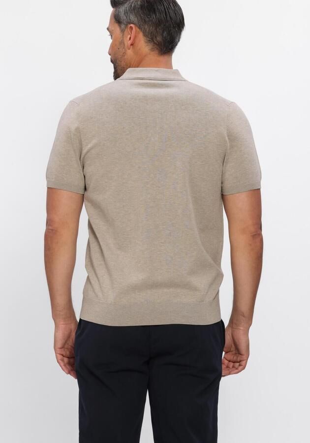 Profuomo Slim fit poloshirt van lyocellmix met zijde aandeel - Foto 2