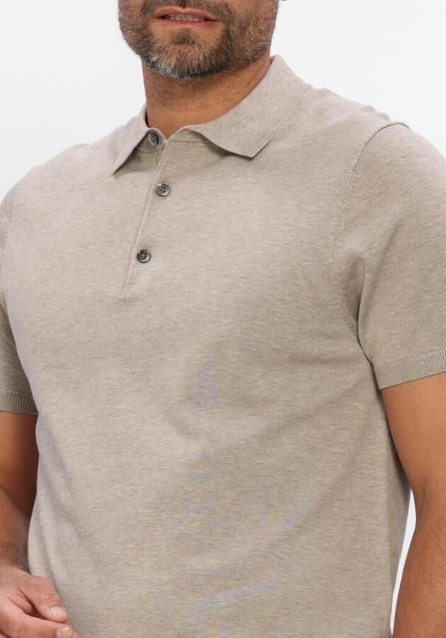Profuomo Slim fit poloshirt van lyocellmix met zijde aandeel - Foto 3