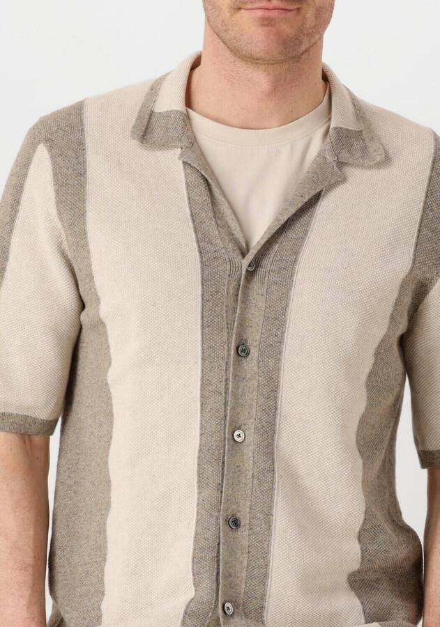 PROFUOMO Heren Polo's & T-shirts Polo Camp Button Th Beige - Foto 2