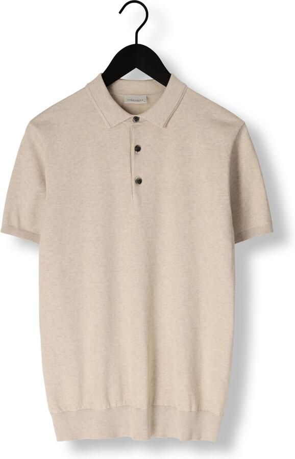 PROFUOMO Heren Polo's & T-shirts Polo Short Sleeve Beige - Foto 3