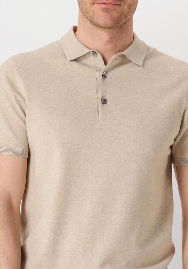 PROFUOMO Heren Polo's & T-shirts Polo Short Sleeve Beige - Foto 2