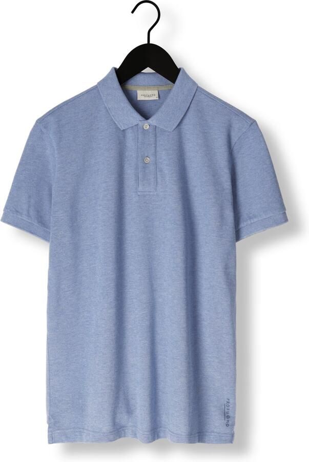 PROFUOMO Heren Polo's & T-shirts Polo Short Sleeve Blauw - Foto 3