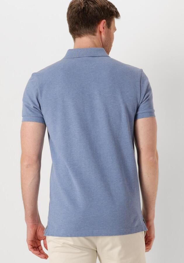 PROFUOMO Heren Polo's & T-shirts Polo Short Sleeve Blauw