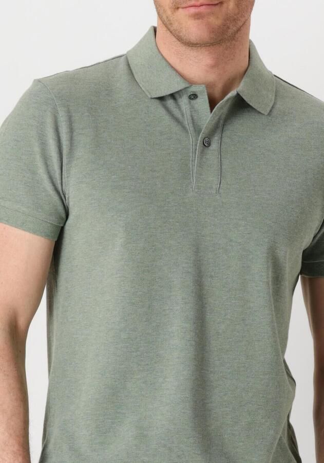 PROFUOMO Heren Polo's & T-shirts Polo Short Sleeve Groen