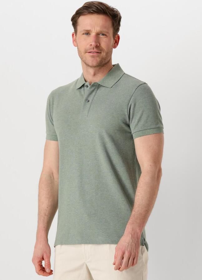 PROFUOMO Heren Polo's & T-shirts Polo Short Sleeve Groen - Foto 4
