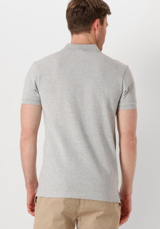 PROFUOMO Heren Polo's & T-shirts Polo Short Sleeve Lichtgrijs