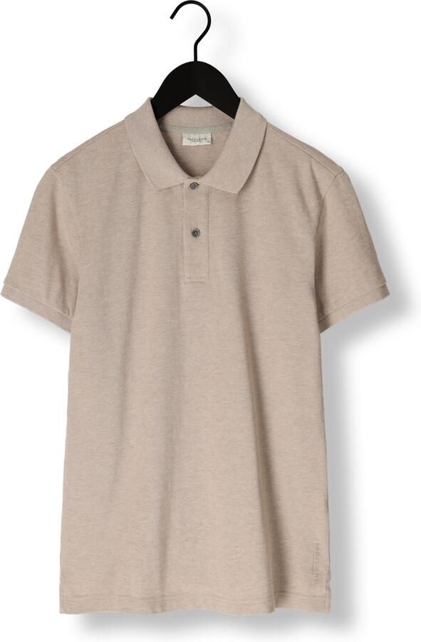 PROFUOMO Heren Polo's & T-shirts Polo Short Sleeve Zand - Foto 3