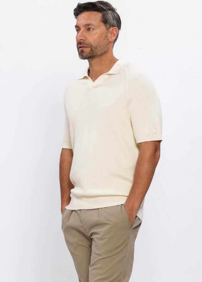 PROFUOMO Heren Polo's & T-shirts Rib Ecru