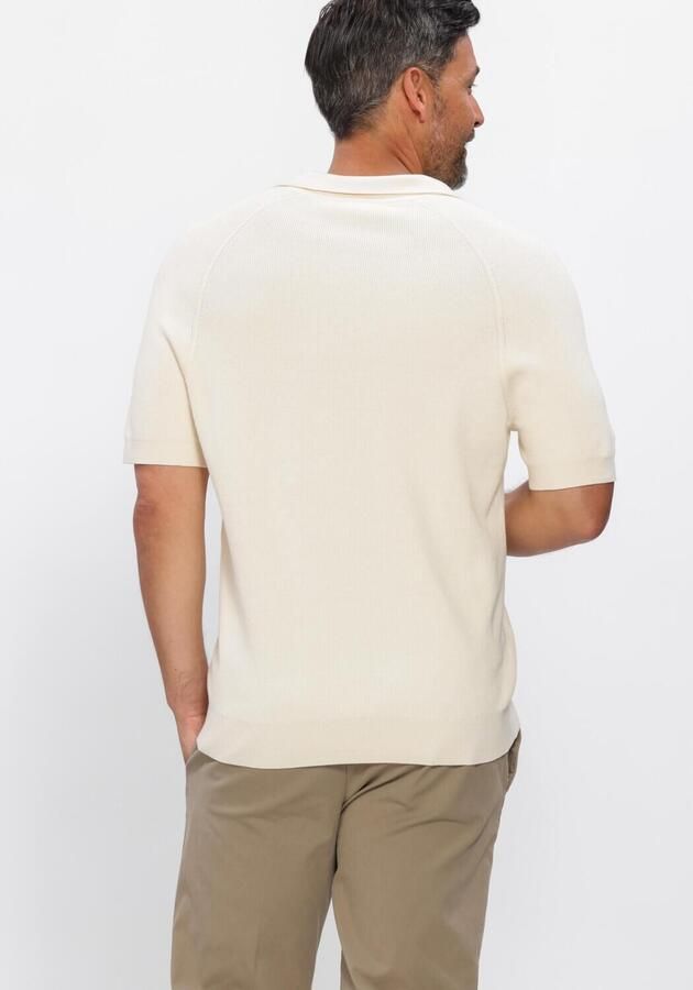 PROFUOMO Heren Polo's & T-shirts Rib Ecru - Foto 3