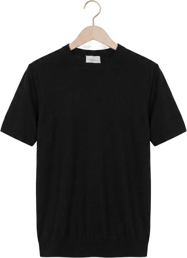 PROFUOMO Heren Polo's & T-shirts T-shirt Crew Neck Ss Aero Ease Zwart - Foto 2