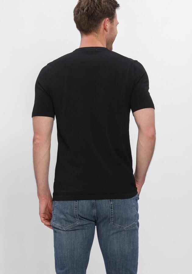 PROFUOMO Heren Polo's & T-shirts T-shirt Crew Neck Ss Aero Ease Zwart - Foto 3