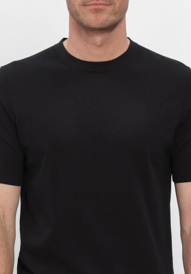 PROFUOMO Heren Polo's & T-shirts T-shirt Crew Neck Ss Aero Ease Zwart - Foto 4