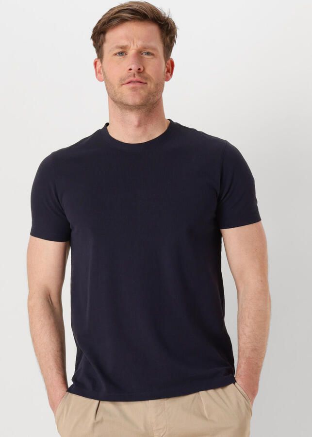 PROFUOMO Heren Polo's & T-shirts T-shirt Crew Neck Ss Donkerblauw - Foto 4