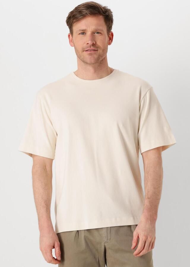 PROFUOMO Heren Polo's & T-shirts T-shirt Crewneck Oversized Ss Ecru - Foto 4