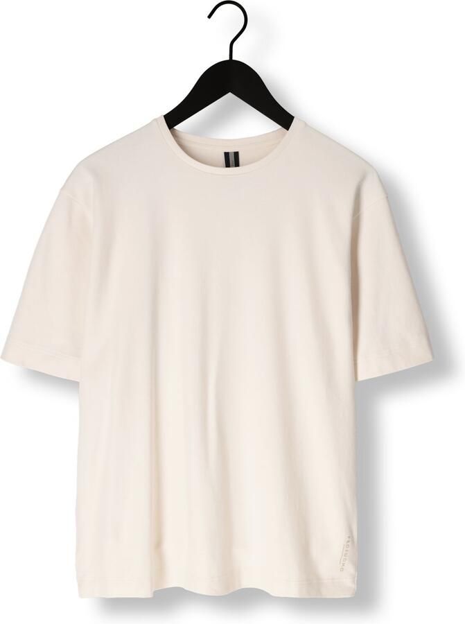 PROFUOMO Heren Polo's & T-shirts T-shirt Crewneck Oversized Ss Ecru
