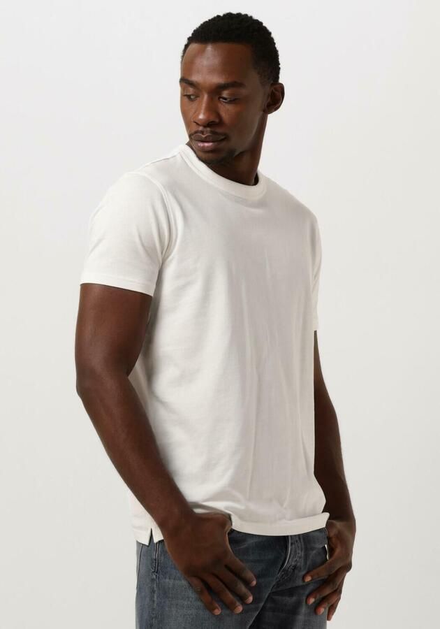 PROFUOMO Heren Polo's & T-shirts T-shirt Short Sleeve Jersey Gebroken Wit - Foto 4