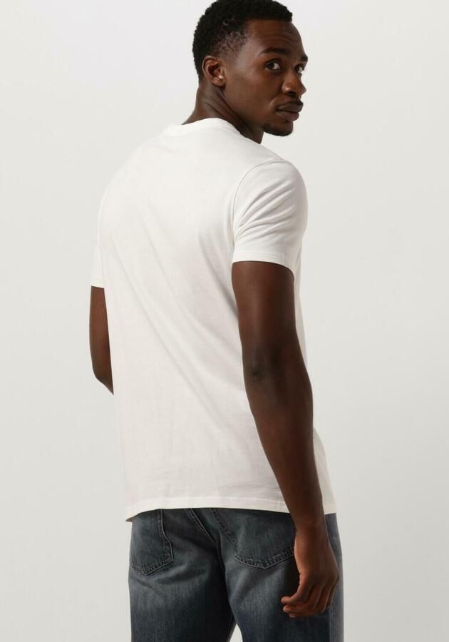 PROFUOMO Heren Polo's & T-shirts T-shirt Short Sleeve Jersey Gebroken Wit