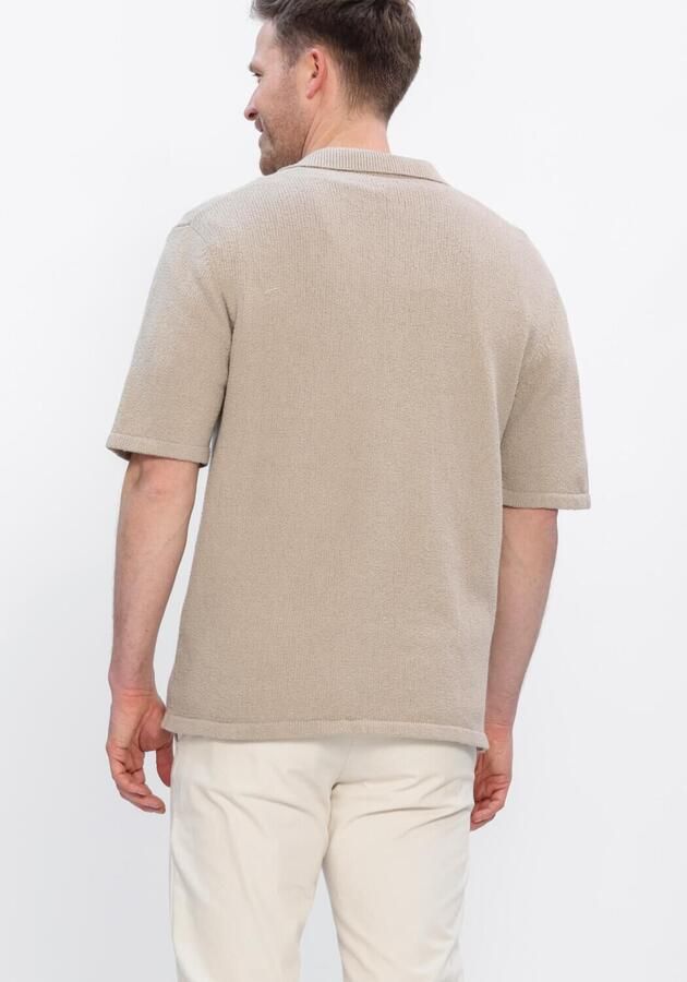 PROFUOMO Heren Polo's & T-shirts Toweling Beige - Foto 3