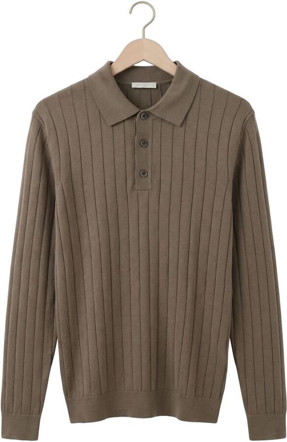 PROFUOMO Heren Truien & Vesten Aero Ease Taupe - Foto 4