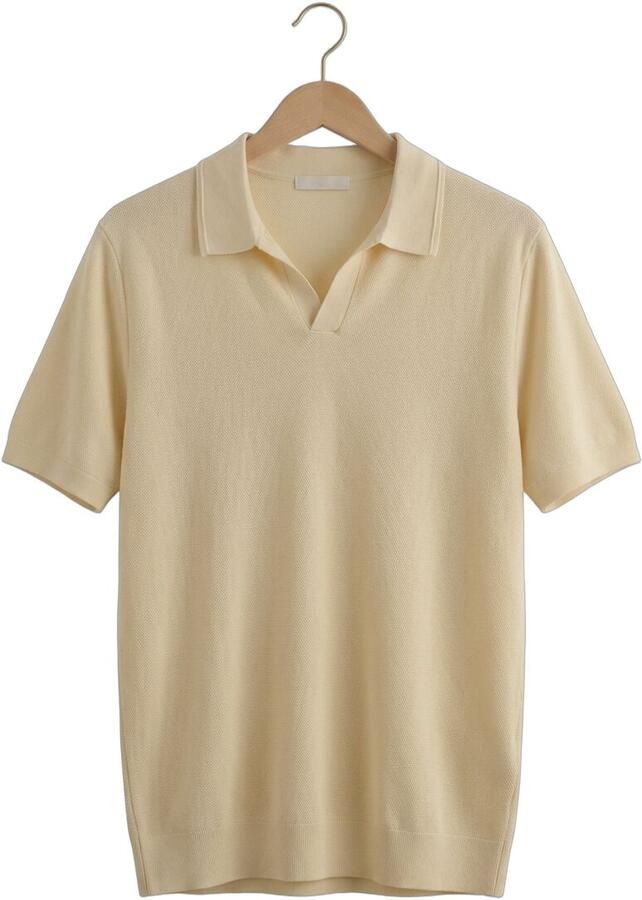 Profuomo regular fit poloshirt van lyocellmix met zijde-aandeel - Foto 2
