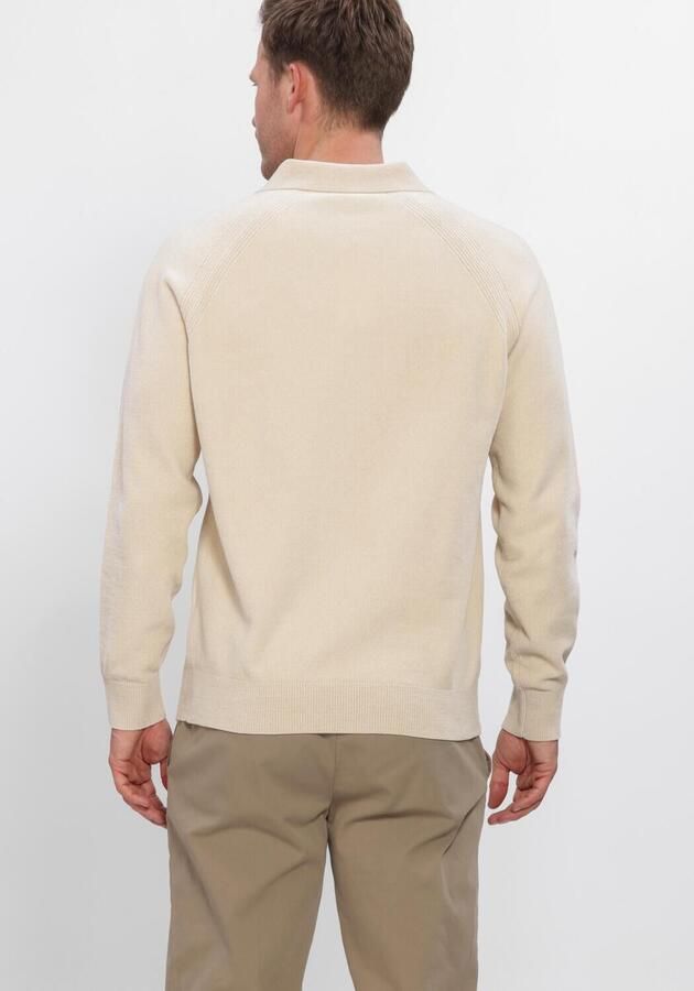 PROFUOMO Heren Truien & Vesten Polo Ls Chenille Beige - Foto 2