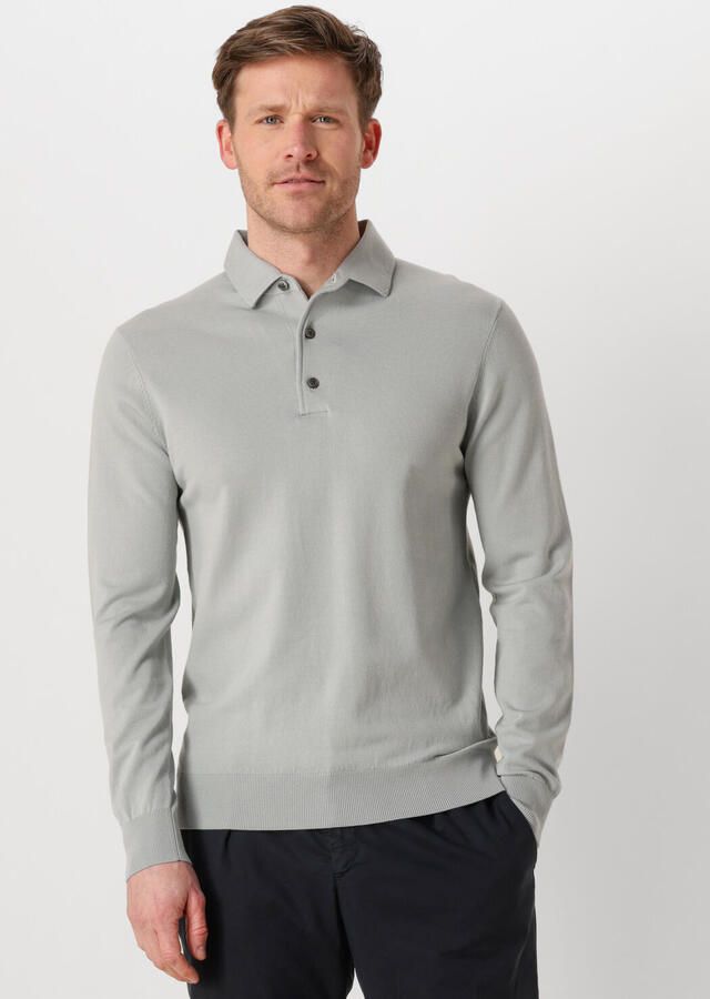 PROFUOMO Heren Truien & Vesten Polo Onepiece Luxury Basic Groen - Foto 3