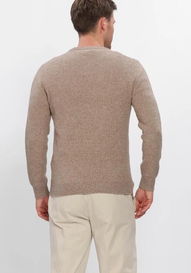 PROFUOMO Heren Truien & Vesten Pullover Crew Neck 80 20 Beige - Foto 3