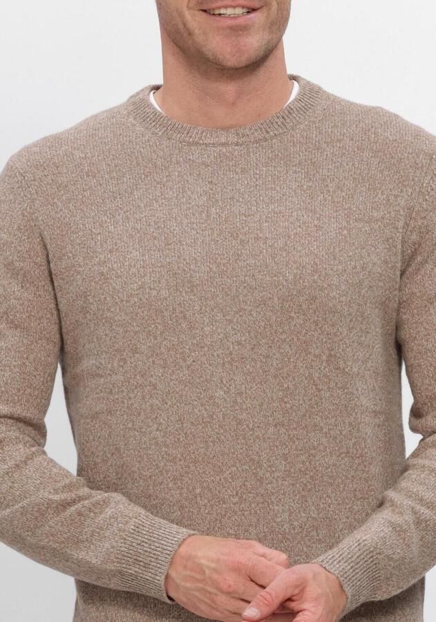 PROFUOMO Heren Truien & Vesten Pullover Crew Neck 80 20 Beige - Foto 2