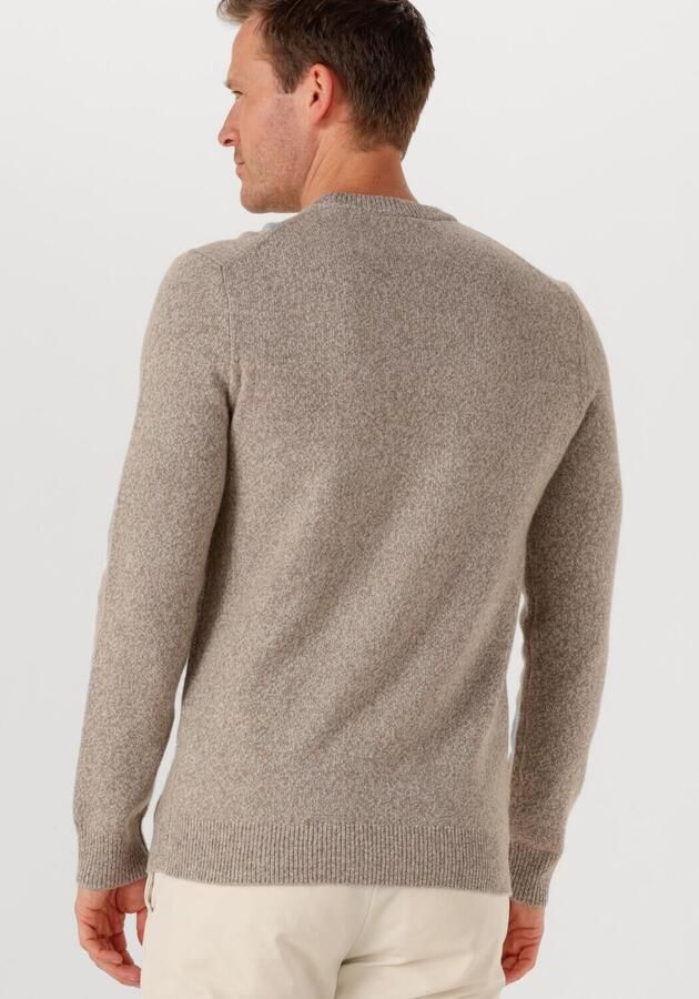 PROFUOMO Heren Truien & Vesten Pullover Crew Neck Woolblend Beige - Foto 1