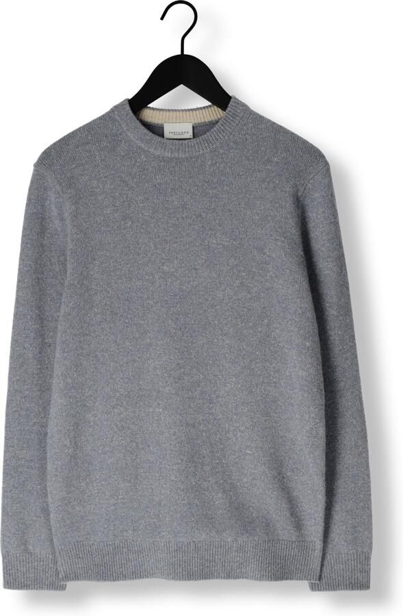 PROFUOMO Heren Truien & Vesten Pullover Crew Neck Woolblend Grijs - Foto 3