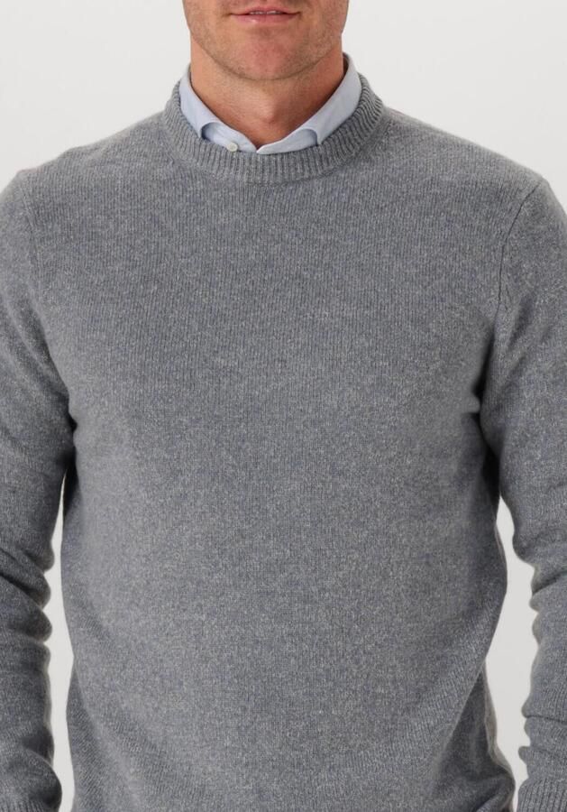 PROFUOMO Heren Truien & Vesten Pullover Crew Neck Woolblend Grijs - Foto 2