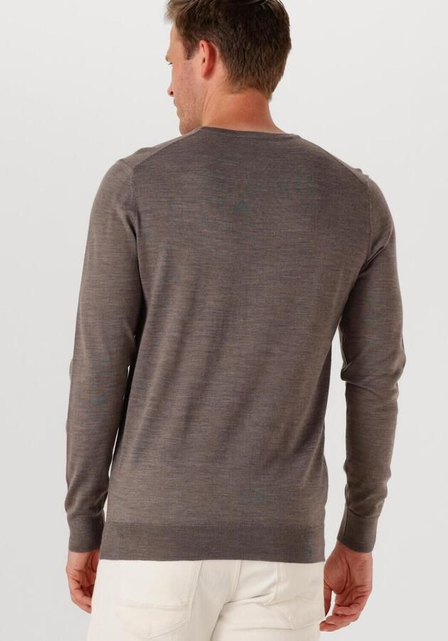 PROFUOMO Heren Truien & Vesten Pullover Crewneck Merino Bruin - Foto 1