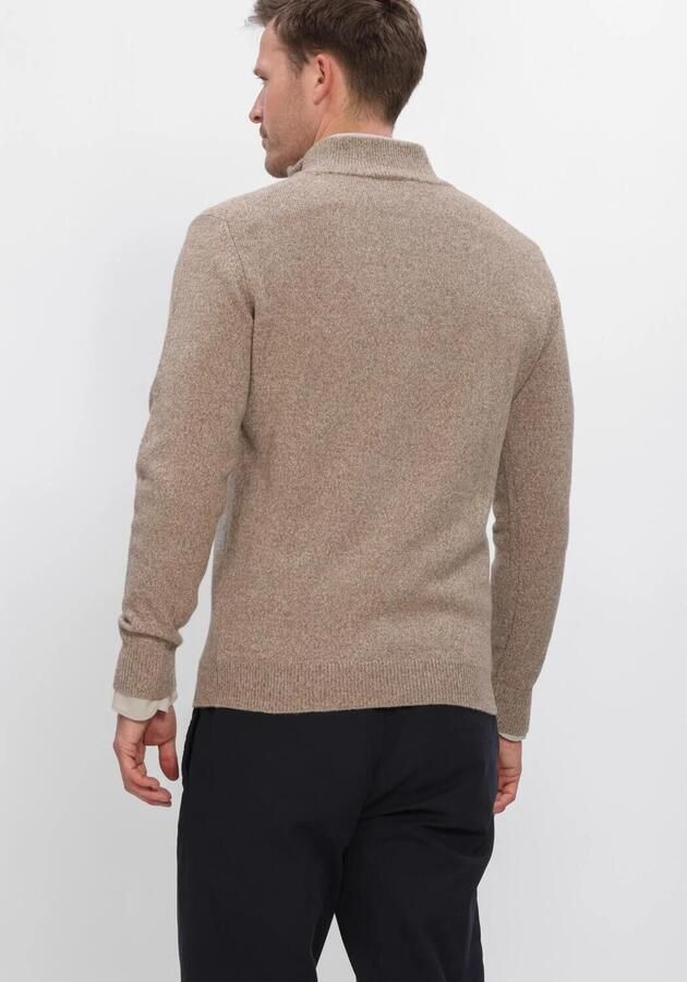 PROFUOMO Heren Truien & Vesten Pullover Half Zip 80 20 Beige - Foto 2