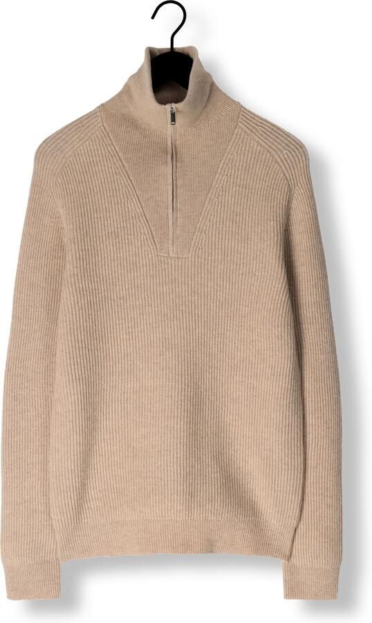 PROFUOMO Heren Truien & Vesten Pullover Half Zip Beige - Foto 3