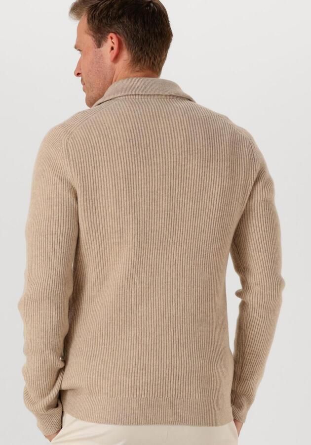 PROFUOMO Heren Truien & Vesten Pullover Half Zip Beige - Foto 2