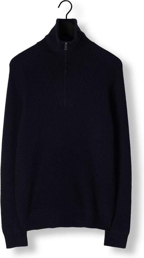 PROFUOMO Heren Truien & Vesten Pullover Half Zip Donkerblauw - Foto 3