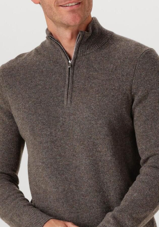 PROFUOMO Heren Truien & Vesten Pullover Half Zip Wool Blend Grijs - Foto 2